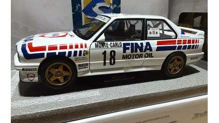 SOLIDO 1/18 - BMW E30 M3 GR.A - Nº 18 RALLY MONTE CARLO 1989