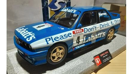 SOLIDO 1/18 - BMW E30 M3 - Nº 4 T. HARVEY BTCC 1991