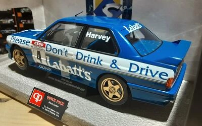 SOLIDO 1/18 - BMW E30 M3 - Nº 4 T. HARVEY BTCC 1991