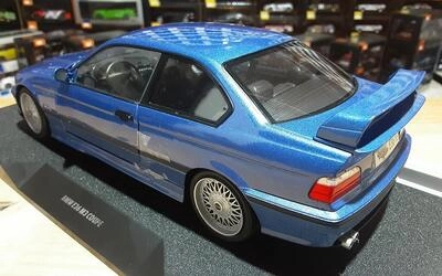 SOLIDO 1/18  - BMW E36 COUPE M3 - 1990 - ESTORIL BLUE