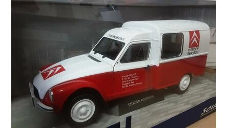 SOLIDO 1/18 - CITROEN ACADIANE ASSISTANCE - WHITE - 1984