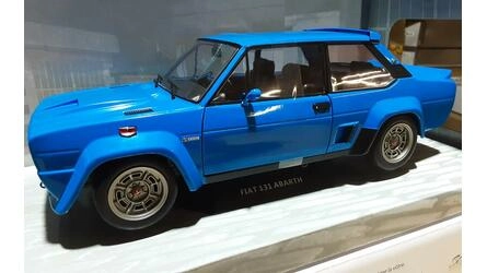 SOLIDO 1/18 - FIAT 131 ABARTH - 1980 - BLUE