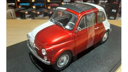 SOLIDO 1/18 - FIAT 500 TRIBUTE ITALIAN LIVERY - 1965 - GREEN