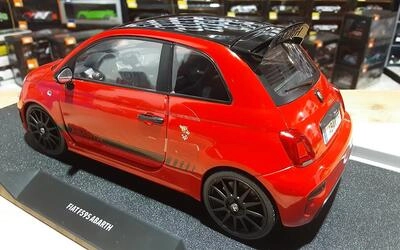 SOLIDO 1/18 - FIAT F595 ABARTH SOLIDO WORKS - 2023 - RED