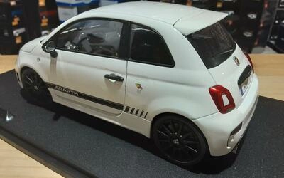SOLIDO 1/18 -  FIAT NUOVA 500 ABARTH 595 - 2022 - WHITE