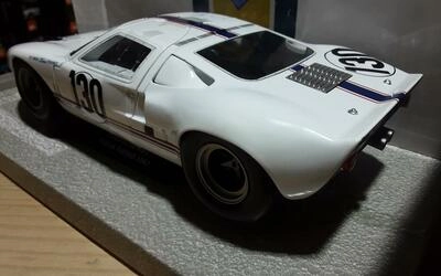 SOLIDO 1/18 - FORD GT 40 MKI - Nº 130 TARGA FLORIO 1967