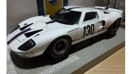 SOLIDO 1/18 - FORD GT 40 MKI - Nº 130 TARGA FLORIO 1967