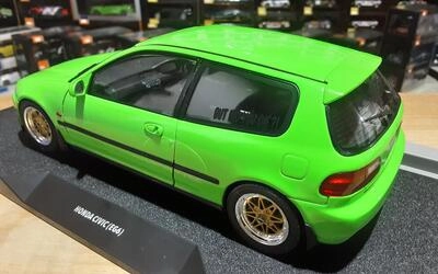 SOLIDO 1/18 - HONDA CIVIC (EG6) SOLIDO WORKS - 1991 - NEON G