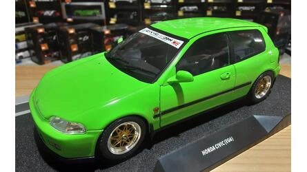 SOLIDO 1/18 - HONDA CIVIC (EG6) SOLIDO WORKS - 1991 - NEON G