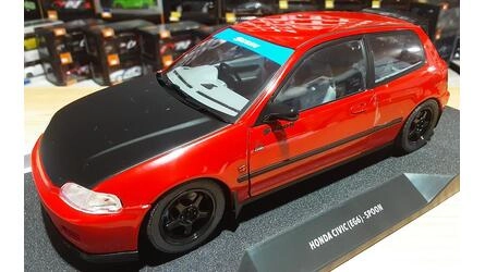 SOLIDO 1/18 - HONDA CIVIC (EG6) SPOON VERSION - 1991 - RED