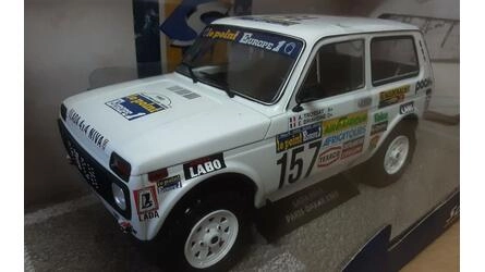 SOLIDO 1/18 -  LADA NIVA - Nº 157 RALLY PARIS DAKAR 1983