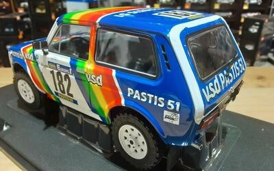SOLIDO 1/18 -  LADA NIVA - Nº 182 RALLY PARIS DAKAR 1984