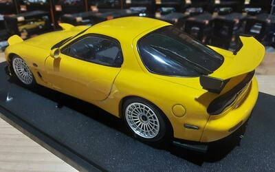 SOLIDO 1/18 -  MAZDA RX-7 FD RS COUPE - 1994 - YELLOW