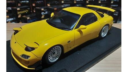 SOLIDO 1/18 -  MAZDA RX-7 FD RS COUPE - 1994 - YELLOW