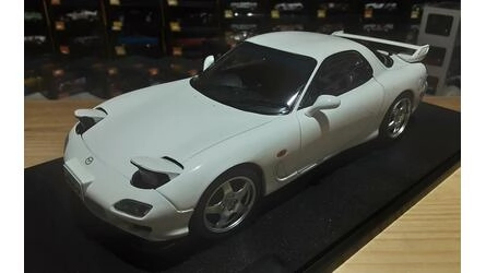 SOLIDO 1/18 - MAZDA RX-7 (FD3RS) COUPE - WHITE - 1999