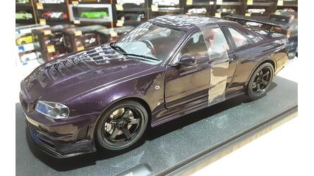 SOLIDO 1/18  - NISSAN SKYLINE (R34) GT-R Z TUNE - 1999 - MID