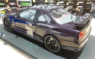 SOLIDO 1/18  - NISSAN SKYLINE (R34) GT-R Z TUNE - 1999 - MID