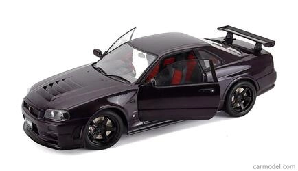 SOLIDO 1/18  - NISSAN SKYLINE (R34) GT-R Z TUNE - 1999 - MID