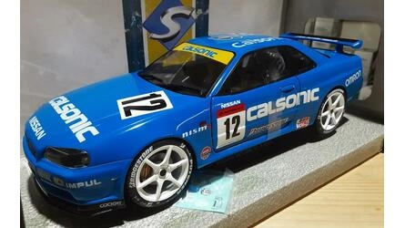 SOLIDO 1/18 - NISSANB SKYLINE R 34 GTR - STREETFIGHER CALSON
