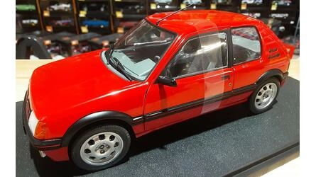 SOLIDO 1/18 -  PEUGEOT 205 GTI 1.9 PHASE 1 - RED
