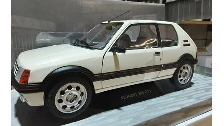 SOLIDO 1/18 - PEUGEOT 205 MK I - WHITE - 1988