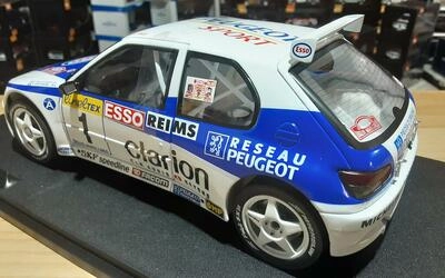 SOLIDO 1/18 - PEUGEOT 306 MAXI - Nº 1 2º RALLY MONTE CARLO 1