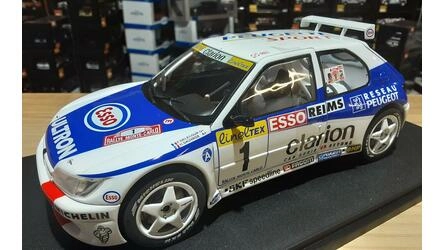 SOLIDO 1/18 - PEUGEOT 306 MAXI - Nº 1 2º RALLY MONTE CARLO 1