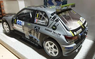 SOLIDO 1/18 -  PEUGEOT 306 MAXI - Nº 5 RALLY MONT BLANC 2021