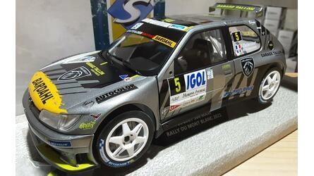 SOLIDO 1/18 -  PEUGEOT 306 MAXI - Nº 5 RALLY MONT BLANC 2021