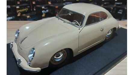 SOLIDO 1/18 - PORSCHE 356 PRE-A COUPE - 1953 - BROWN