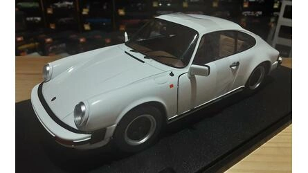 SOLIDO 1/18 - PORSCHE 911 930 3.0L SC COUPE - WHITE - 1974