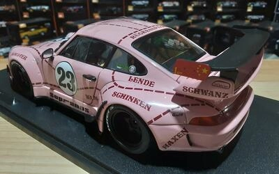 SOLIDO 1/18 - PORSCHE 911 (964) RWB - Nº 23 - PINK PIG - 202