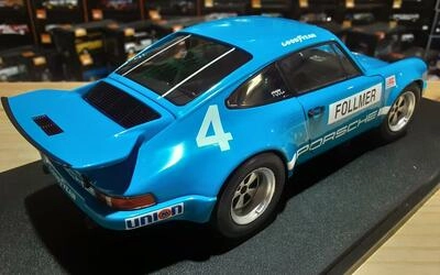 SOLIDO 1/18 - PORSCHE 911 CARRERA 3.0 RSR - Nº 4  IROC RIVER
