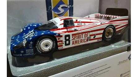 SOLIDO 1/18 -  PORSCHE 956 LH N8 LM 1986 FOLLMER MILLER