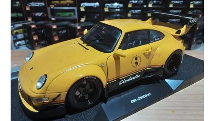 SOLIDO 1/18 - PORSCHE RWB - CINDERELLA - 2020 - YELLOW