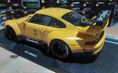 SOLIDO 1/18 - PORSCHE RWB - CINDERELLA - 2020 - YELLOW