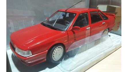SOLIDO 1/18 - RENAULT 21  MK I TURBO - 1988 - RED