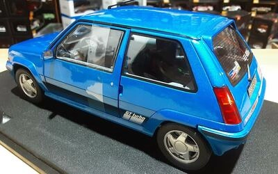 SOLIDO 1/18 -  RENAULT 5 GT TURBO MK II  - 1989 - BLUE