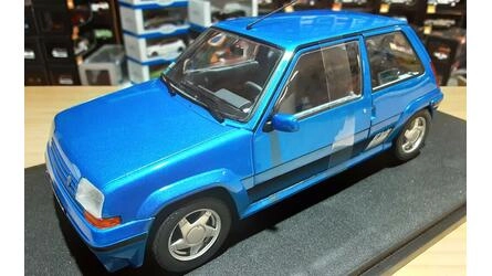 SOLIDO 1/18 -  RENAULT 5 GT TURBO MK II  - 1989 - BLUE