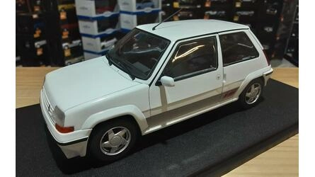 SOLIDO 1/18 -  RENAULT 5 GT TURBO MK II  - 1989 - WHITE