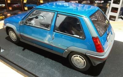 SOLIDO 1/18 - RENAULT 5 GT TURBO MK1 - ALPINE BLUE - 1985