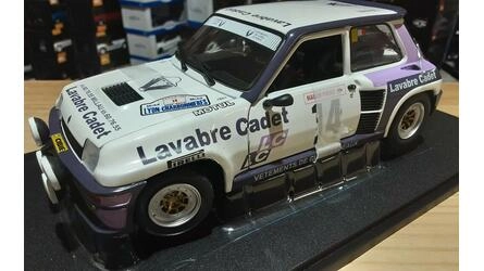 SOLIDO 1/18 - RENAULT 5 TURBO - Nº 14  RALLY LYON CHARBONNIE