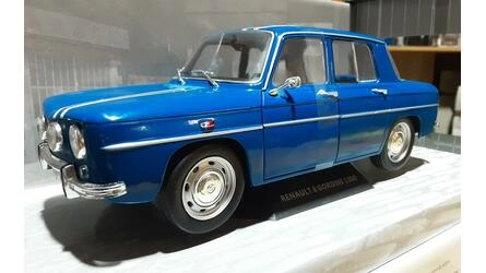 SOLIDO 1/18 - RENAULT 8 GORDINI 1300 - BLUE - 1967