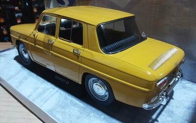 SOLIDO 1/18 - RENAULT 8 S - YELLOW - 1968