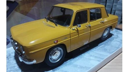 SOLIDO 1/18 - RENAULT 8 S - YELLOW - 1968