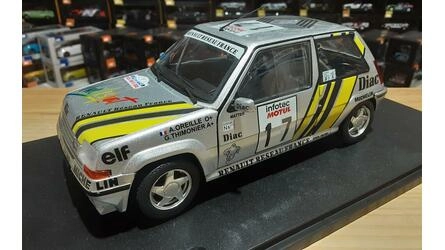 SOLIDO 1/18 - RENAULT R5 SUPERCINQUE GT TURBO - TEAM SIMON R