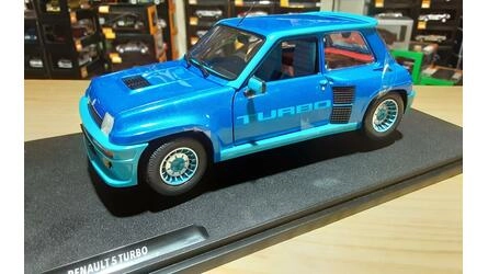 SOLIDO 1/18 - RENAULT R5 TURBO - 1981 - BLUE