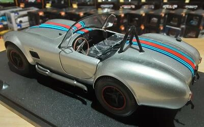 SOLIDO 1/18 - SHELBY COBRA SPIDER 427 MKII SOLIDO WORKS 1965