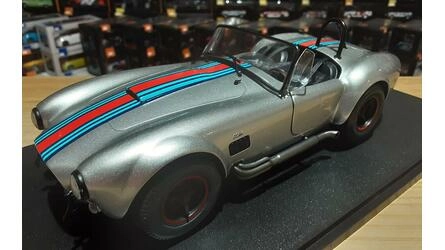 SOLIDO 1/18 - SHELBY COBRA SPIDER 427 MKII SOLIDO WORKS 1965