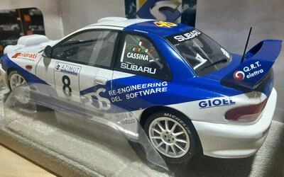 SOLIDO 1/18 -  SUBARU IMPREZA WRC 99 - Nº 8 RALLY AZIMUT DI 